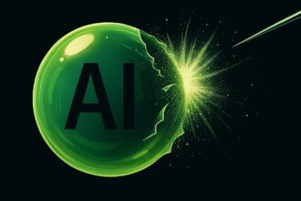 AI Bubble Bursting Image