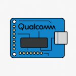 Arduino mockup with Qualcomm printed on it